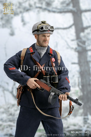 ALERT LINE AL100042 1/6 WWII Soviet Mountain Infantry Officer Action Figure Toy