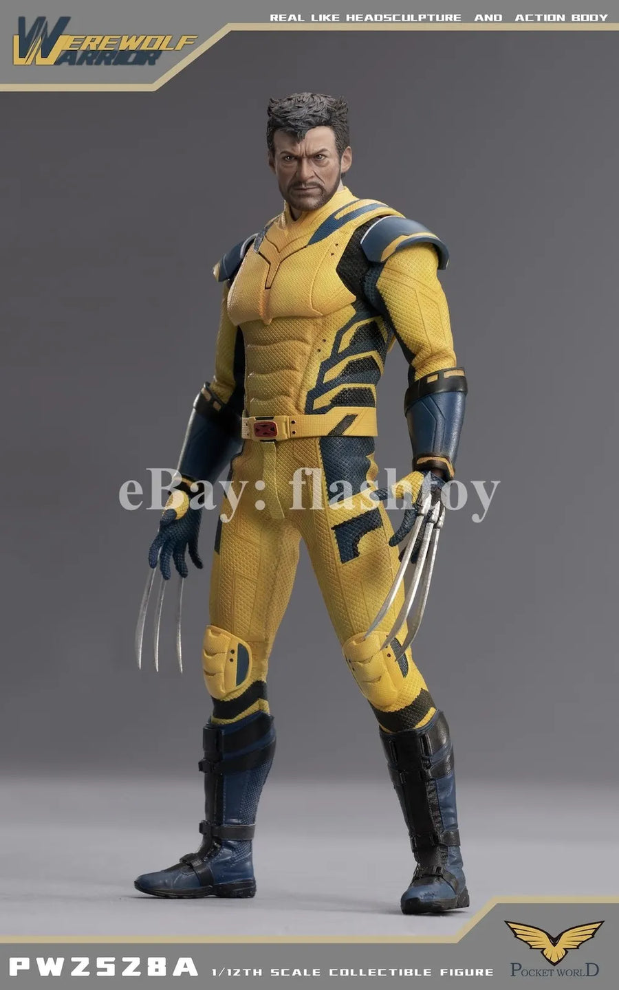 Vorverkauf PWTOYS PW2528A 1/12 Werwolf-Krieger 6" männliche Actionfigur Modellspielzeug