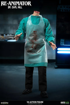 Preventa Infinite 1/6 Re-Animator Doctor Carl Hill modelo de figura de acción masculina versión de lujo.