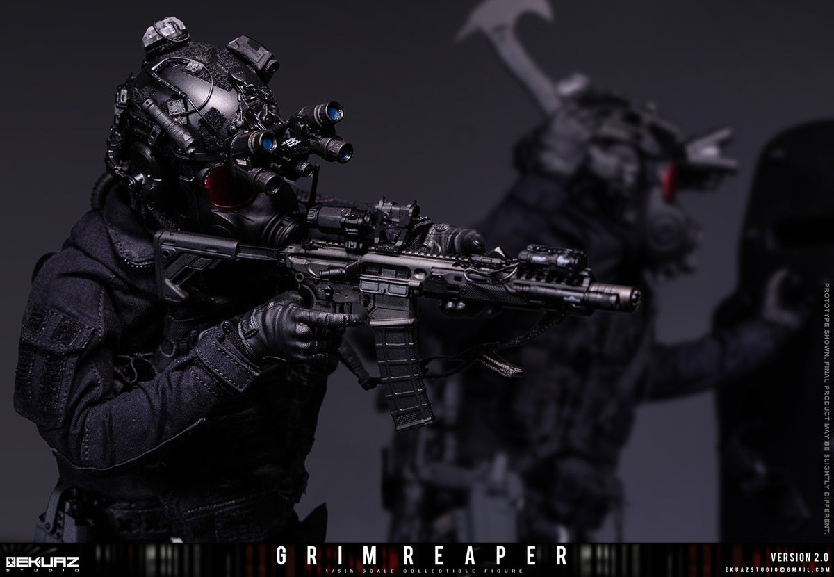 Presale EKUAZ STUDIO EKS015S 1/6 Resident Zombie Evil Crisis Reaper 2.0 Hunk Deluxe Ver.