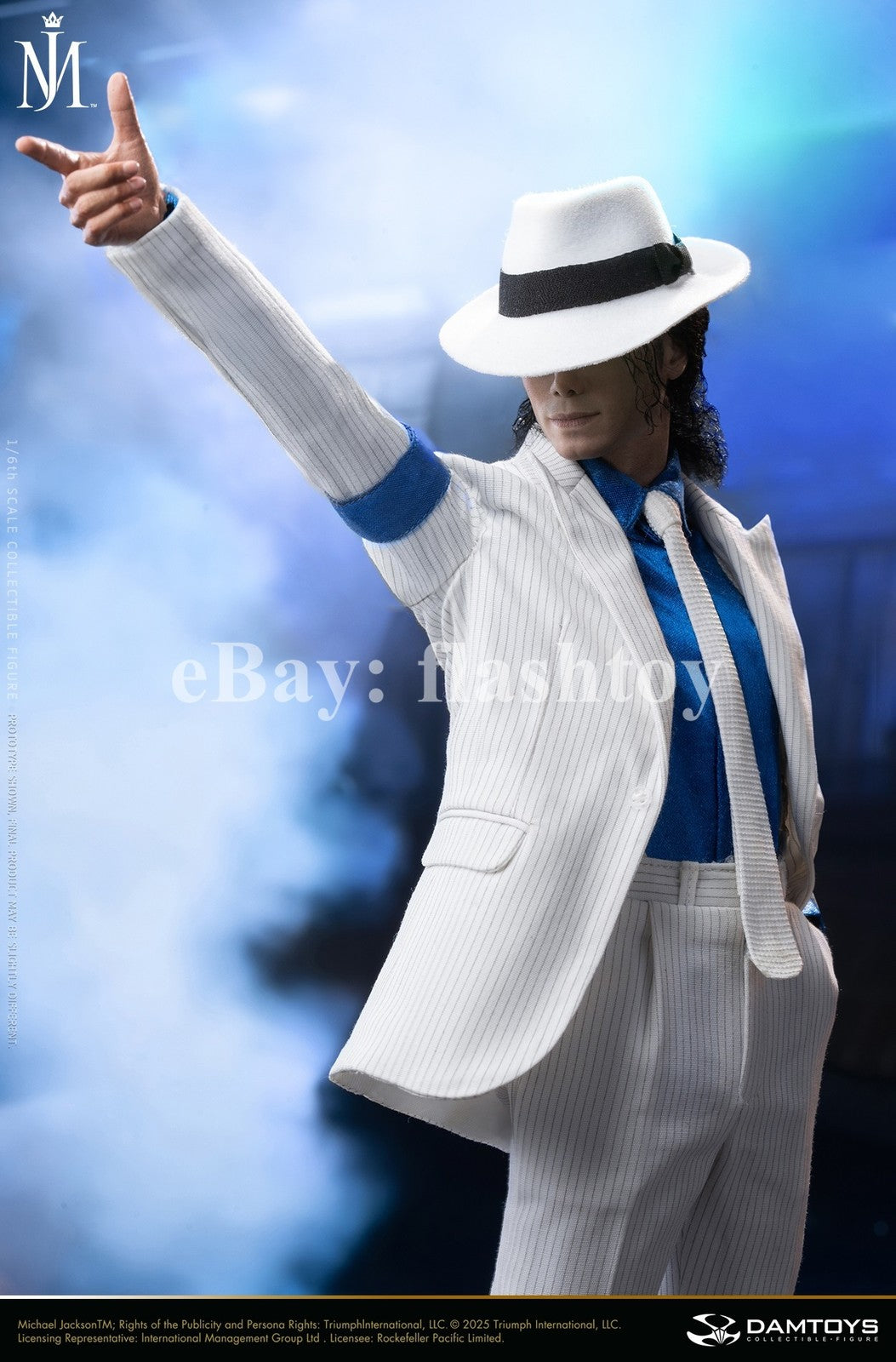 Presale DAMTOYS DMS048S 1/6 Smooth Criminal Jackson Action Figure Deluxe Ver.