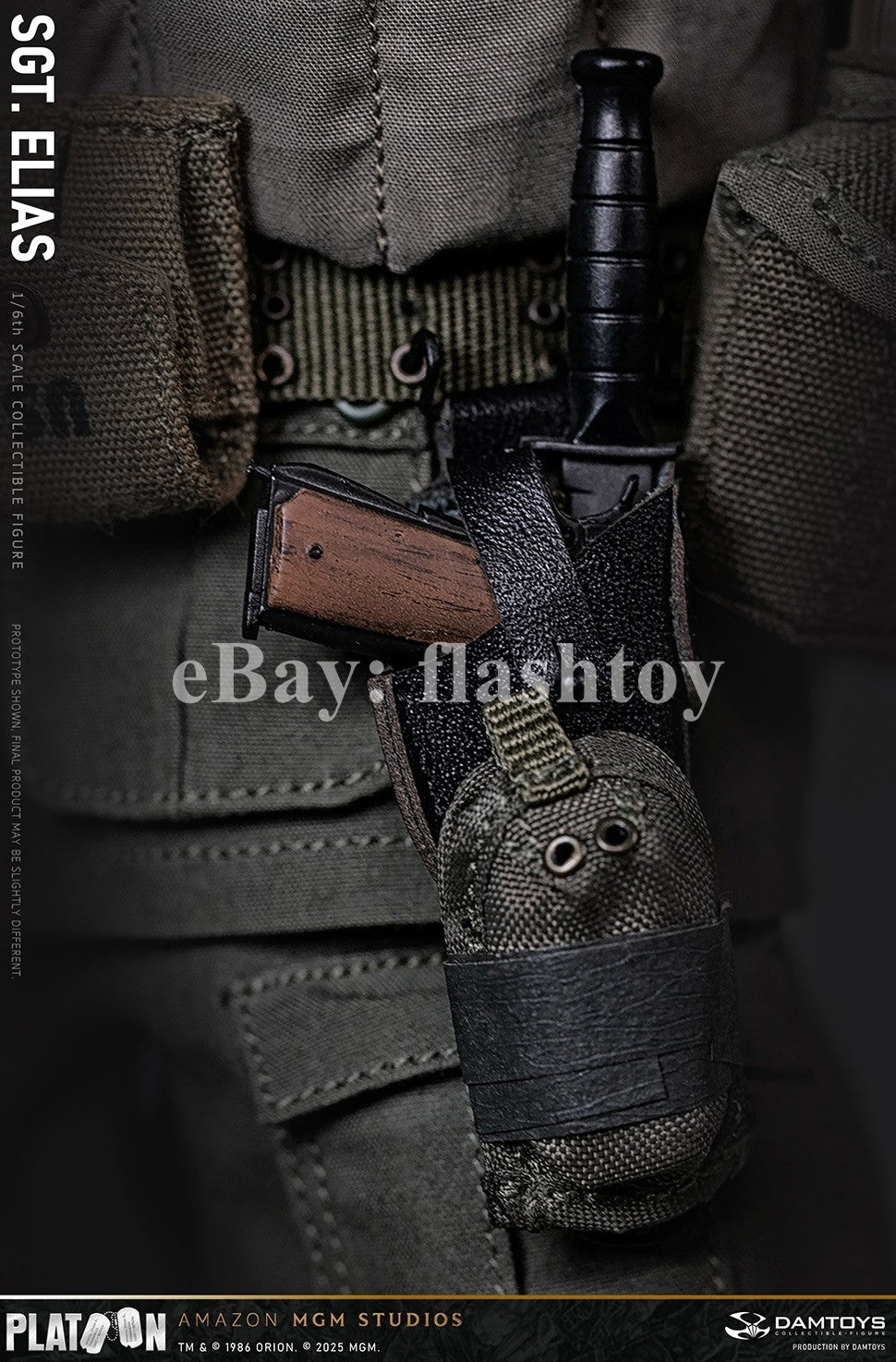 Presale DAMTOYS DMS047 1/6 Platoon Sergeant Elias 12" Male Action Figure Model