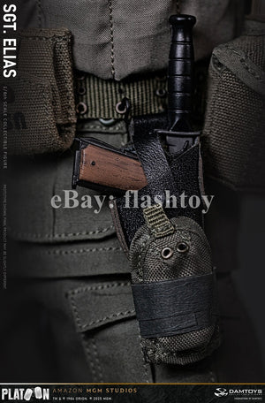 Presale DAMTOYS DMS047 1/6 Platoon Sergeant Elias 12" Male Action Figure Model