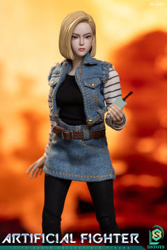 Presale DSTOYS DS-2607 1/12 Dragon Fighter Ball Android 18 Female Action Figure