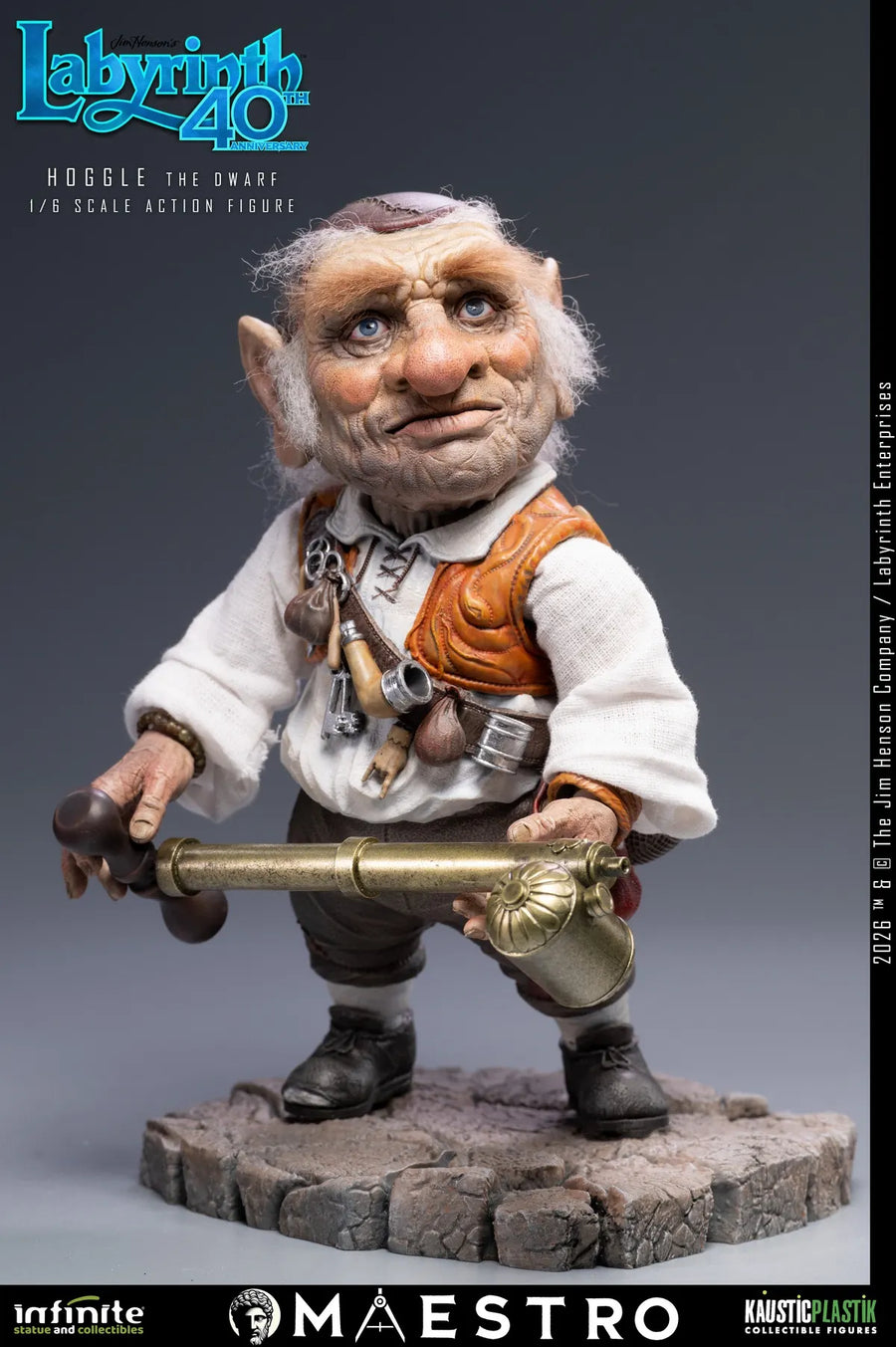 Preventa Infinite 1/6 Labyrinth Jareth Hoggle The Dwarf figura de acción de colección
