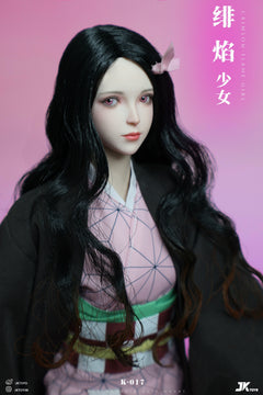Presale JKTOYS K-017 1/6 Demon Kamado Nezuko Slayer Cosplay Action Figure Model