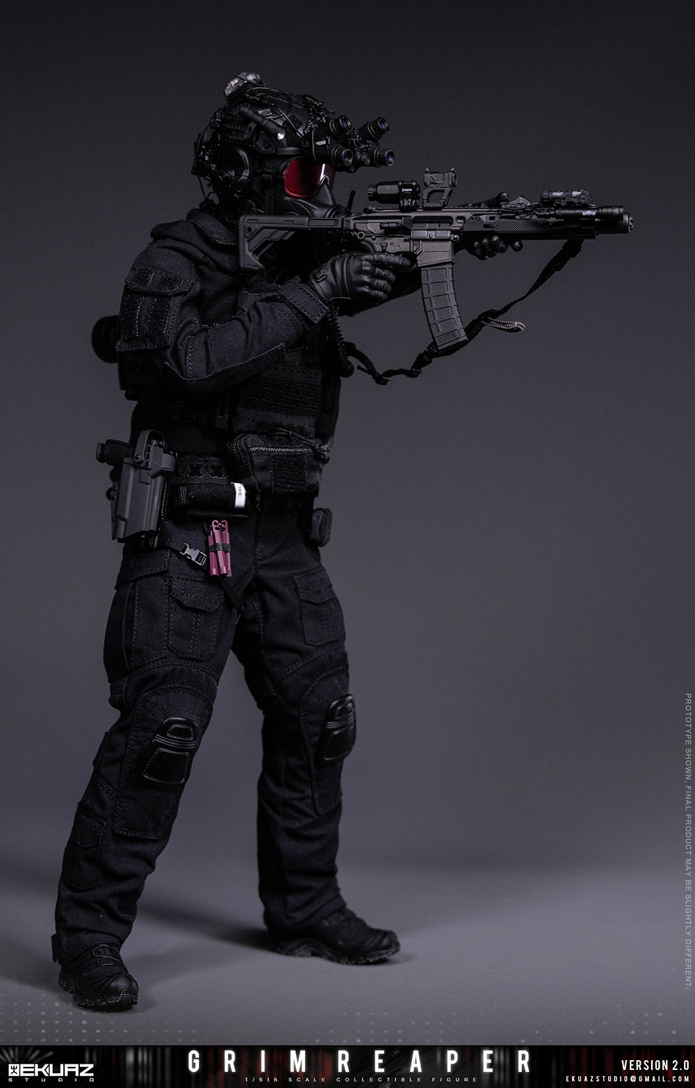 Presale EKUAZ STUDIO EKS015 1/6 Resident Zombie Evil Crisis Grim Reaper 2.0 Hunk