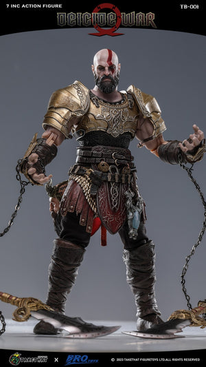 TAKETHAT TB001 1/12 DEICIDE WAR Kratos 7" Male Action Figure Model Deluxe Ver.
