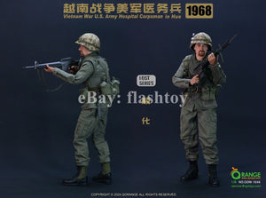 QORANGE QOTOYS QOM-1046 1/6 Vietnam War U.S. Army Hospital Corpsman Male Figure