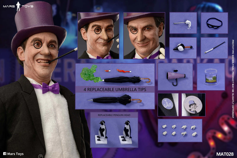 Presale Mars Toys MAT029 1/6 Batman The Penguin Oz 1966 Male Action Figure Model Toy