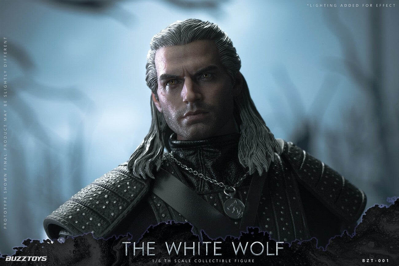 BUZZTOYS BUZ001 1/6 The Witcher The White Wolf Geralt Henry 12" Action Figure