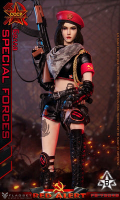 FLAGSET FS73048B 1/6 Red Alert Mobilize Troops Sniper modelo de figura de acción femenina