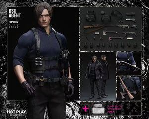 Presale HOT PLAY HP002 1/12 Resident Zombie Evil Crisis Leon Male Action Figure