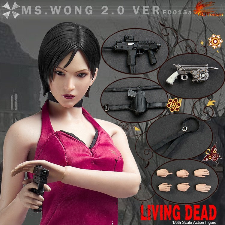 In Stock Hot Heart FD015A 1/6 Ada Accessories for 12" Female Figure Body