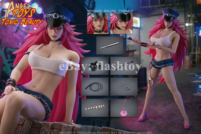 Presale Angel Toys NO:001 1/6 Female Fighter Toxic Beauty Action Figure Model