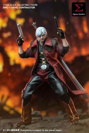 Presale Sigma DMC-1 1/12 The Devil Crimson Dante May Cry Action Figure Model Toy