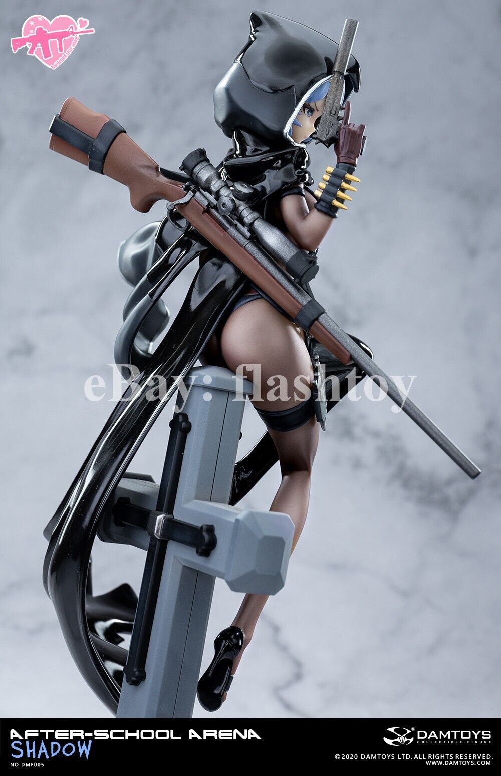 DAMTOYS DMF005 1/7 After-School Arena No.5: Shadow Female Figure Statue Model