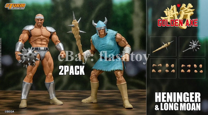 Storm Toys SGGX09 1/12 Golden Axe HENINGER &amp; LONG MOAN Action Figure Double Set