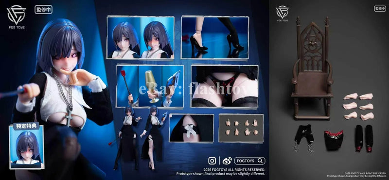 Presale Fogtoys YU-01B 1/12 Nun Layla Collectible Female Action Figure Model Toy