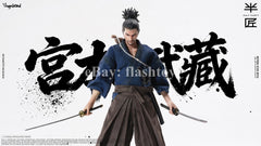 Presale HALF CARFT 1/12 Miyamoto 6" Collectible Male Action Figure Model Toy
