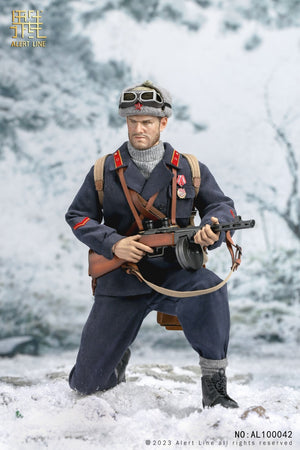 ALERT LINE AL100042 1/6 WWII Soviet Mountain Infantry Officer Action Figure Toy