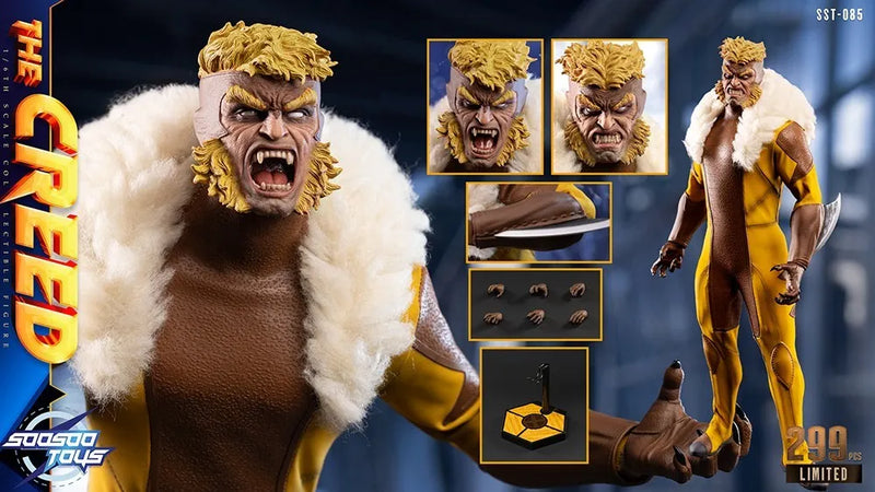 Soosootoys SST-085 1/6 The Creed Sabretooth Collectible Male Action Figure Model