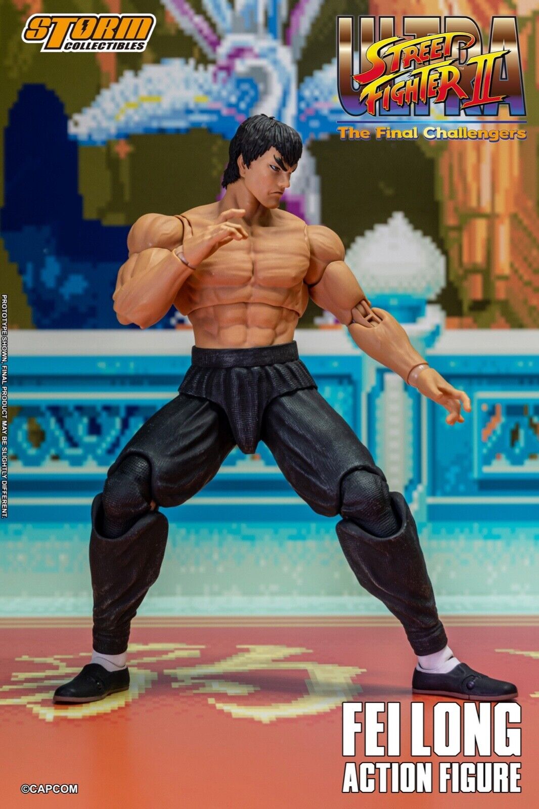 Storm Toys CPSF24 1/12 ULTRA STREET FIGHTER II FEI LONG Male Action Figure Model