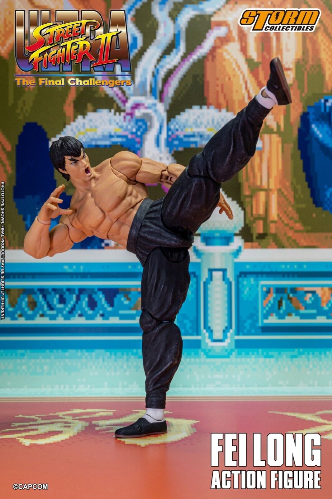 Storm Toys CPSF24 1/12 ULTRA STREET FIGHTER II FEI LONG Male Action Figure Model