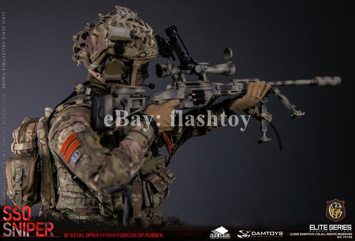 Presale DAMTOYS 78108 1/6 Special Operations Forces of Russia SSO Sniper Model
