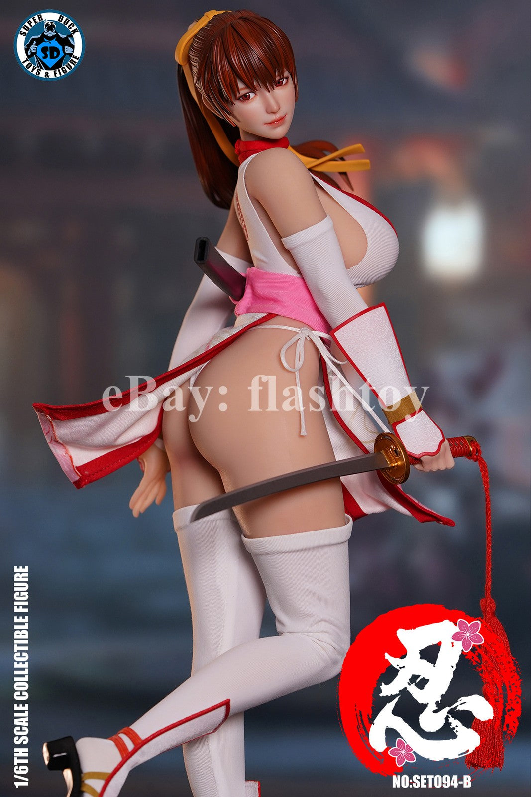 Presale SUPER DUCK SET094B 1/6 Sexy Female Ninja Kasumi Action Figure Model Toy