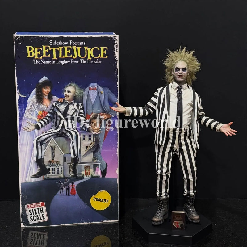 Sideshow 100490 1/6 Beetlejuice Michael Keaton Collectible Action Figure Model
