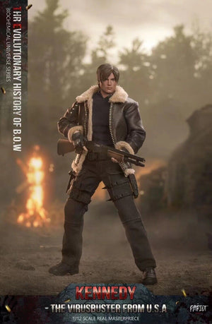 The Patriot Studio 1/12 Zombie Killer RPD Officer Leon Male Action Figure Model