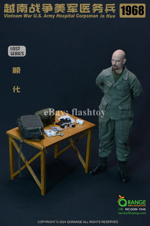QORANGE QOTOYS QOM-1046 1/6 Vietnam War U.S. Army Hospital Corpsman Male Figure