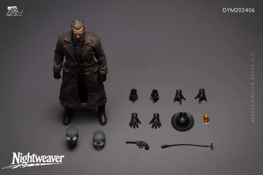 Vorverkauf Hell Cat DYM202406A 1/12 Nightweaver Spider Noir Actionfigur Farbversion