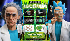Preventa PRESENT TOYS PT-sp90 1/6 Rick Grandpa 12" figura de acción masculina de colección