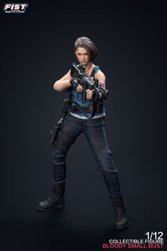 Presale Fist Toys FIST-002 1/12Resident Zombie Evil Crisis Doomsday Cop Jill Policewomen Valentine Bloody Small Bust