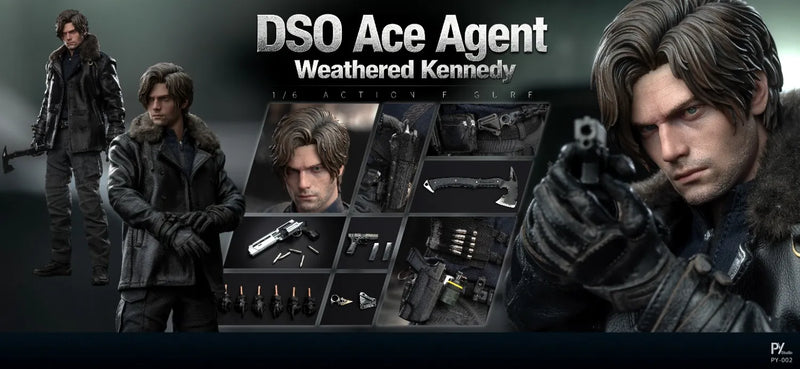 Presale PY Studio PY002 1/6 Resident Zombie Evil Crisis Agent Leon Action Figure