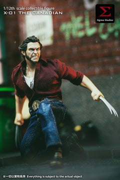 Presale Sigma Toys X-01 1/12 The Canadian Logan Collectible Action Figure Model