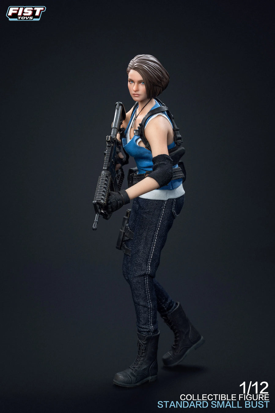 Preventa Fist Toys FIST-002 1/12Resident Zombie Evil Crisis Doomsday Cop Jill Policewomen Valentine Standard Small Bust