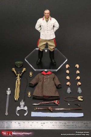 3R TG80004 1/12 Erwin Rommel The Desert Fox 6" Male Action Figure Model Toy