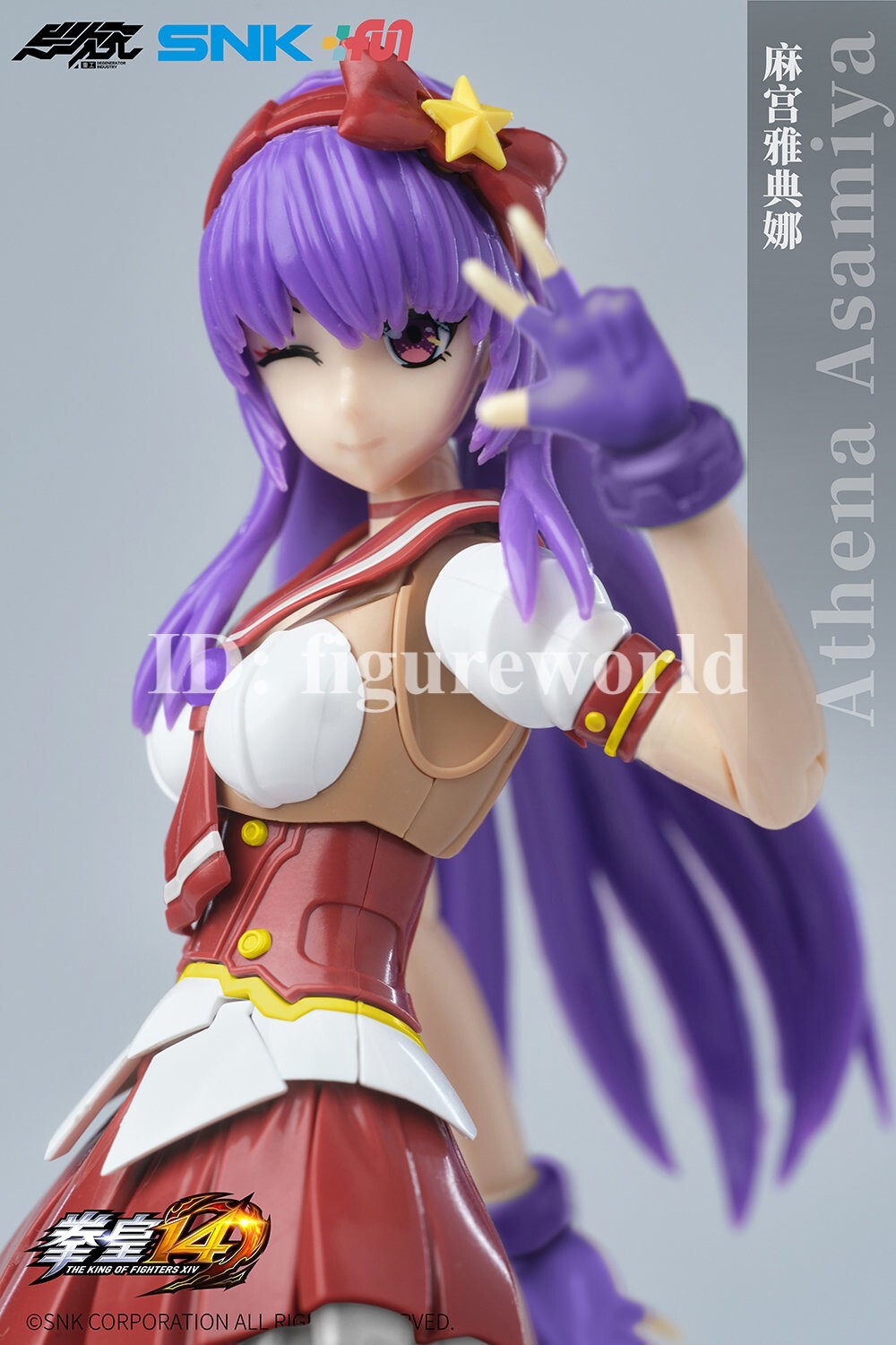 YCY 1/12 Asamiya Athena Plastic Assembled Action Figure Female Model Toy