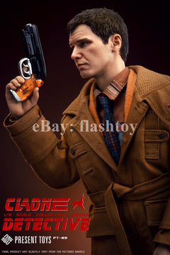 Preventa PRESENT TOYS PT-sp89 1/6 Clone Detective Rick Deckard figura de acción