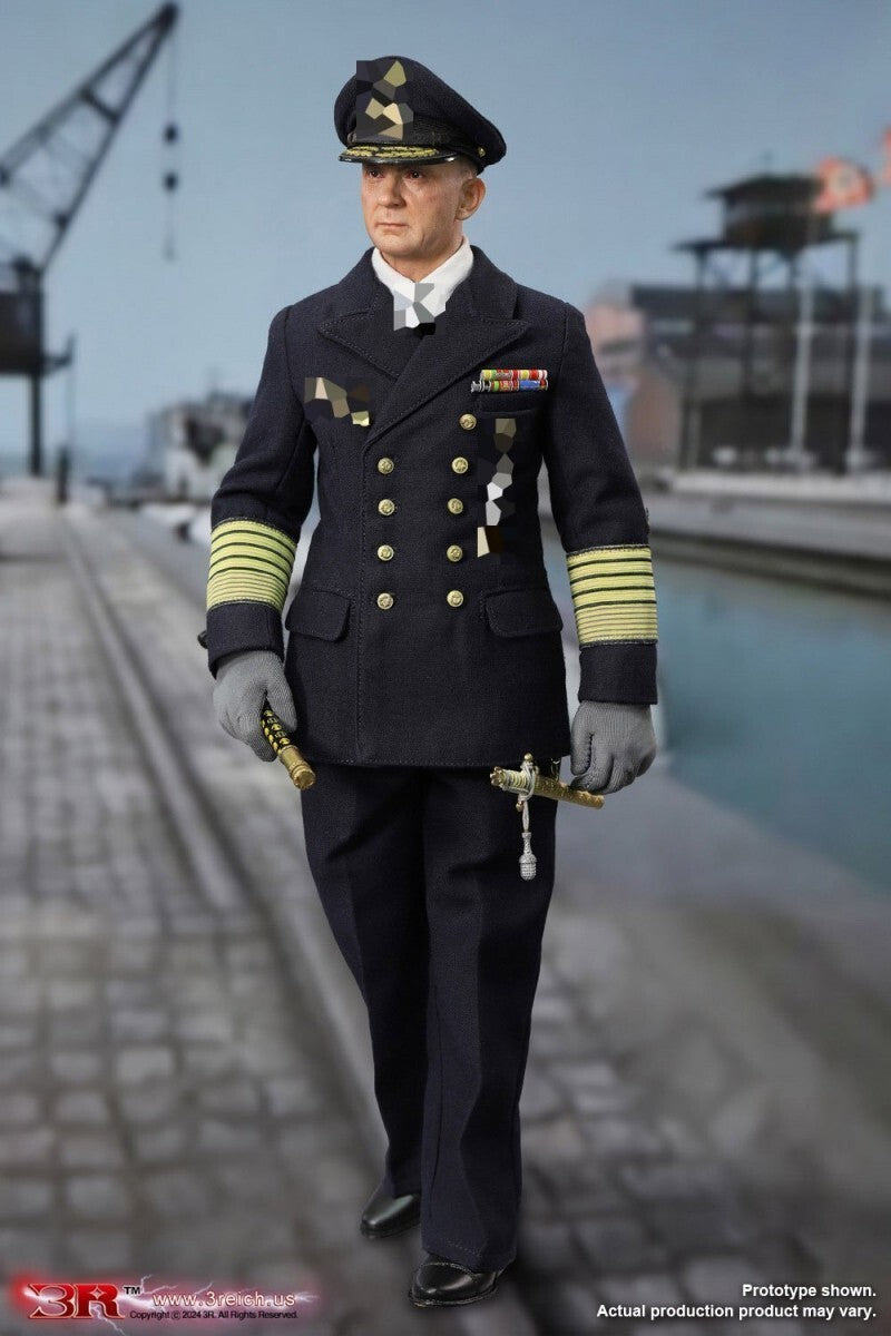 3R GM654 1/6 WWII German Navy Vice Admiral Karl Doenitz Action Figure Model Toy