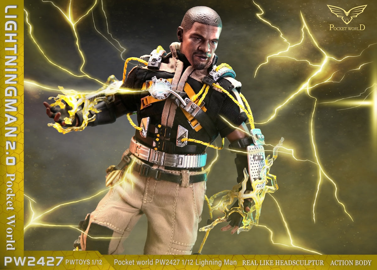 PWTOYS PW2427 1/12 Spider Man Electro 2.0 Collectible Male Action Figure Model