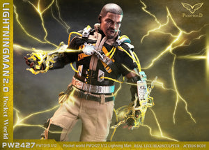 PWTOYS PW2427 1/12 Spider Man Electro 2.0 Collectible Male Action Figure Model