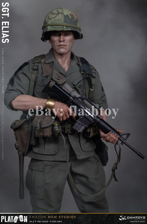 Presale DAMTOYS DMS047 1/6 Platoon Sergeant Elias 12" Male Action Figure Model
