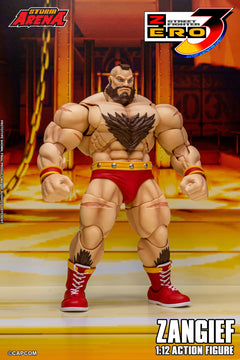 Presale Storm Arena SFSA08 1/12 Street Fighter Zero 3 Zangief Action Figure Toy