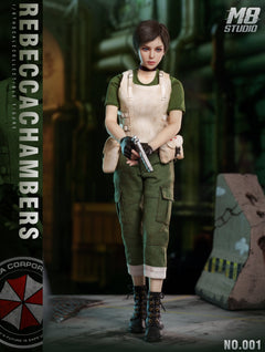 Preventa M8 STUDIO No.001 1/6 Resident Zombie Evil Crisis Rebecca figura de acción