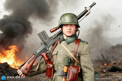 DID D80191 1/6 WWII German SS Polizei Division ZB30 Gunner Friedrich modelo de figura de acción