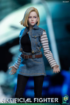 Presale DSTOYS DS-2607 1/12 Dragon Fighter Ball Android 18 Female Action Figure